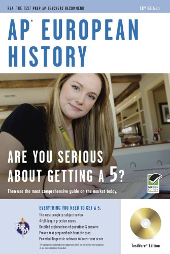 9780738606262: AP European History w/ CD-ROM (Advanced Placement (AP) Test Preparation)