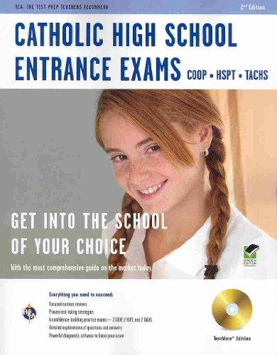 9780738606675: Catholic High School Entrance Exams w/CD-ROM 2nd Ed. (Catholic High School Entrance Test Prep)