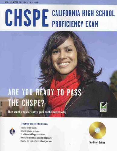 Stock image for California High School Proficiency Exam (CHSPE) w/CD-ROM (California (CHSPE) Test Preparation) for sale by HPB-Red