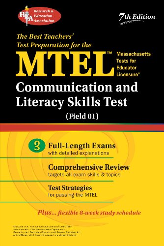 Beispielbild fr MTEL Communication and Literacy Skills Test (Field 01) (MTEL Teacher Certification Test Prep) zum Verkauf von Ezekial Books, LLC