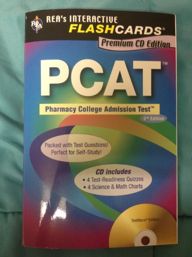 9780738607962: PCAT (Pharmacy College Admission Test) Flashcard Book Premium Edition w/CD-ROM (PCAT Test Preparation)