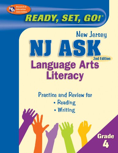 9780738607986: New Jersey NJ Ask Language Arts Literacy, Grade 4 (Ready, Set, Go)