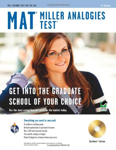9780738608754: Miller Analogies Test (MAT) with TestWare, 6th Edition (Book & CD-ROM)