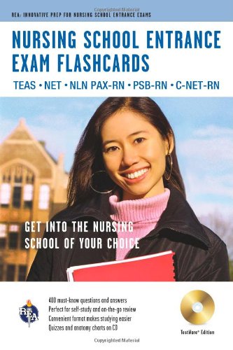 Stock image for Nursing School Entrance Exams (TEAS) Flashcard Book + Online (Nursing Test Prep) for sale by Decluttr