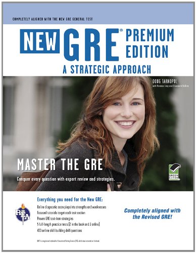 Imagen de archivo de GRE: A Strategic Approach, Premium Edition (Book + Online) (GRE Test Preparation) a la venta por HPB-Diamond