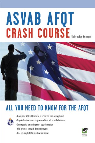 Stock image for ASVAB AFQT Crash Course Book + Online (Military (ASVAB) Test Preparation) for sale by Goodwill of Colorado
