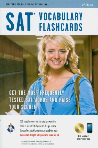 SAT Vocabulary Flashcard Book Premium Edition [With CDROM] (Flash Card Books)