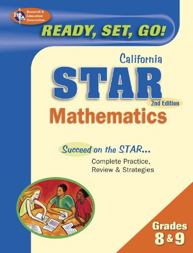 Stock image for Ready, Set, Go! California STAR Mathematics Grades 8 & 9 for sale by medimops