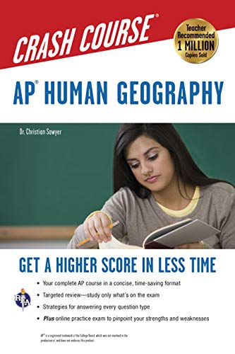 Stock image for AP Human Geography Crash Course Book + Online: Get a Higher Score in Less Time (Advanced Placement (AP) Crash Course) for sale by Orion Tech