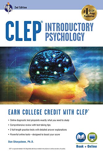 CLEPÂ® Introductory Psychology Book + Online (CLEP Test Preparation) (9780738610177) by Sharpsteen Ph.D., Don J.