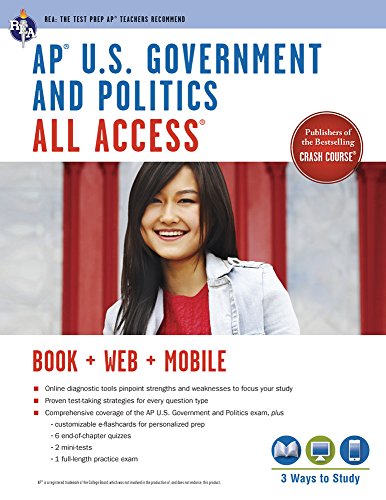 9780738610245: AP U.S. Government & Politics All Access Book + Online + Mobile (Advanced Placement (AP) All Access)