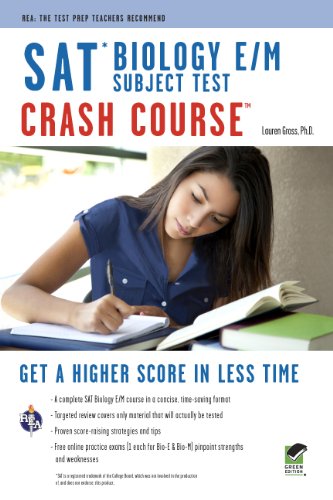 SAT Subject Test: Biology E/M Crash Course Book + Online (SAT PSAT ACT (College Admission) Prep) (9780738610337) by Gross Ph.D., Lauren