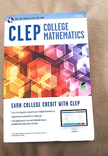 CLEPÂ® College Mathematics Book + Online (CLEP Test Preparation) (9780738610467) by Friedman M.S., Mel