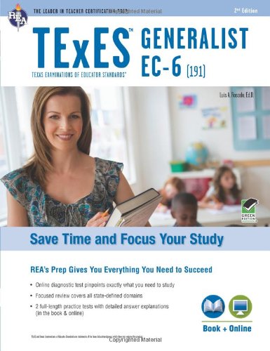 Stock image for TExES Generalist EC-6 (191) Book + Online (TExES Teacher Certification Test Prep) for sale by Goodwill of Colorado