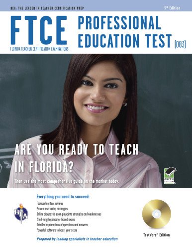 Imagen de archivo de FTCE Professional Ed Test (083) w/CD ROM (FTCE Teacher Certification Test Prep) a la venta por SecondSale