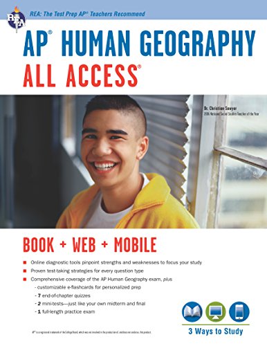 APÂ® Human Geography All Access Book + Online + Mobile (Advanced Placement (AP) All Access) (9780738610597) by Sawyer, Dr. Christian