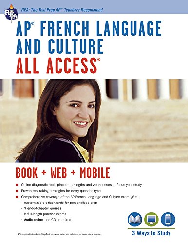 Stock image for AP® French Language & Culture All Access w/Audio: Book + Online + Mobile (Advanced Placement (AP) All Access) (English and French Edition) for sale by ZBK Books