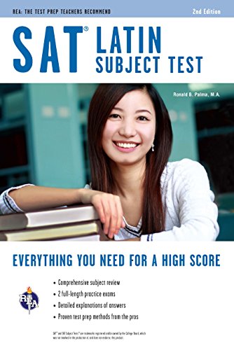 Imagen de archivo de SAT Latin Subject Test : Everything You Need for a High Score a la venta por Better World Books