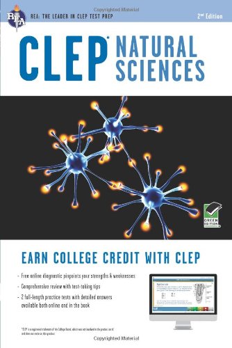 Beispielbild fr CLEP? Natural Sciences Book + Online (CLEP Test Preparation) zum Verkauf von SecondSale