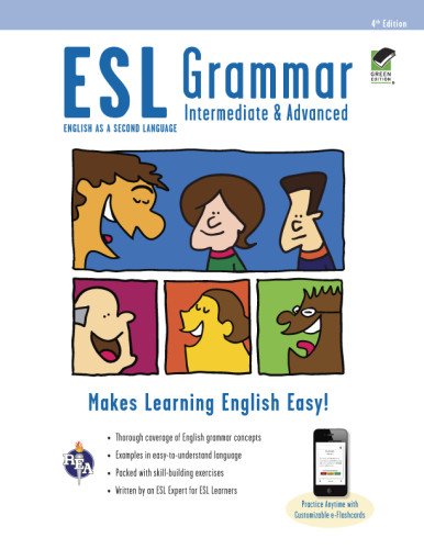 Beispielbild fr ESL Grammar: Intermediate & Advanced Premium Edition with e-Flashcards (English as a Second Language Series) zum Verkauf von BooksRun