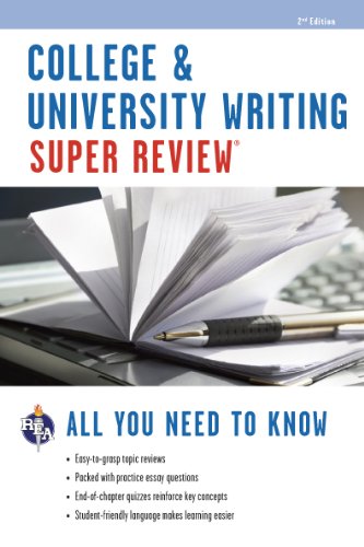 Imagen de archivo de College & University Writing Super Review (Super Reviews Study Guides) a la venta por SecondSale