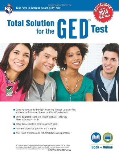 Stock image for GED?Test, REA's Total Solution For the 2014 GED? Test (GED? Test Preparation) for sale by SecondSale