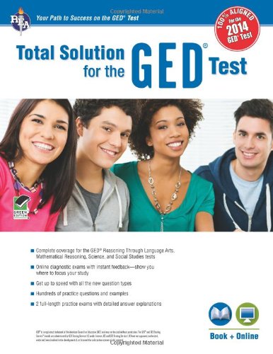9780738611358: GEDTest, REA's Total Solution For the 2014 GED Test (GED Test Preparation)