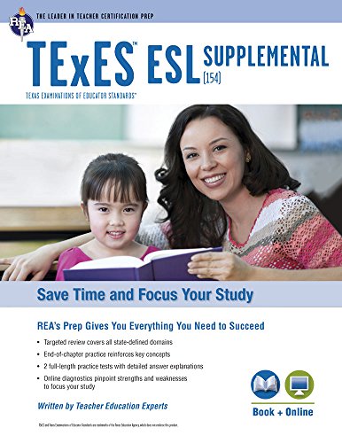 Imagen de archivo de TExES ESL Supplemental (154) Book + Online (TExES Teacher Certification Test Prep) a la venta por HPB-Red