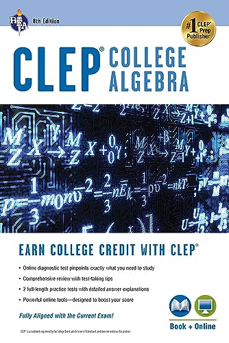 CLEP College Algebra Book (8th Edition)