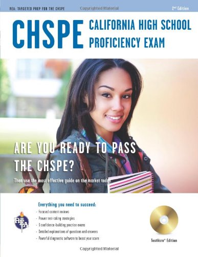 Stock image for California High School Proficiency Exam (CHSPE) W/CD-ROM for sale by Better World Books: West