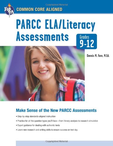 Beispielbild fr PARCC ELA/Literacy Assessments, Grades 9-12 zum Verkauf von TextbookRush