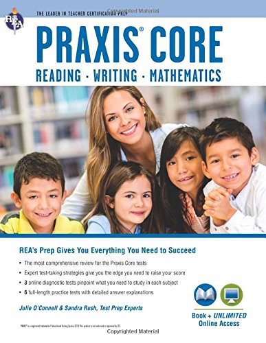 Stock image for Praxis Core Academic Skills for Educators Tests: Book + Online (PRAXIS Teacher Certification Test Prep) for sale by Your Online Bookstore