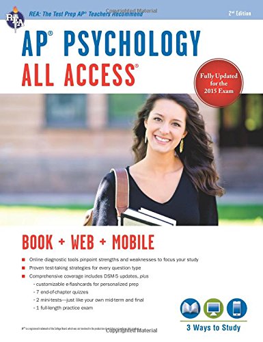 Beispielbild fr AP Psychology All Access Book + Online + Mobile (Advanced Placement (AP) All Access) zum Verkauf von Goodwill of Colorado