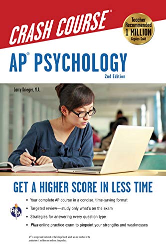9780738611907: Ap(r) Psychology Crash Course, 2nd Ed., Book + Online: Get a Higher Score in Less Time (AP Crash Course (REA))