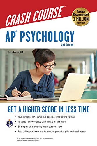 Stock image for AP Psychology Crash Course, 2nd Ed., Book + Online: Get a Higher Score in Less Time (Advanced Placement (AP) Crash Course) for sale by Your Online Bookstore