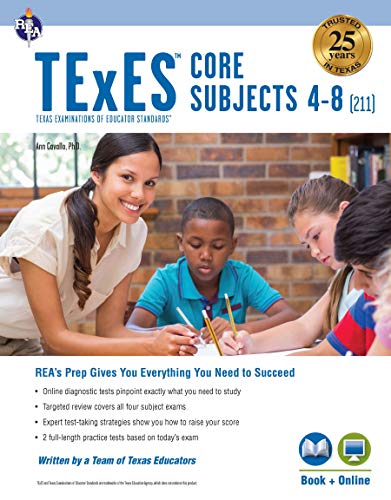 9780738611976: TExES Core Subjects 4-8 (211) Book + Online (TExES Teacher Certification Test Prep)
