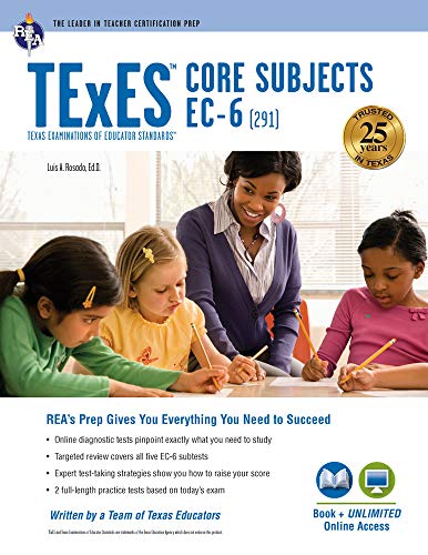 Stock image for TExES Core Subjects EC-6 (291) Book + Online (TExES Teacher Certification Test Prep) for sale by Your Online Bookstore