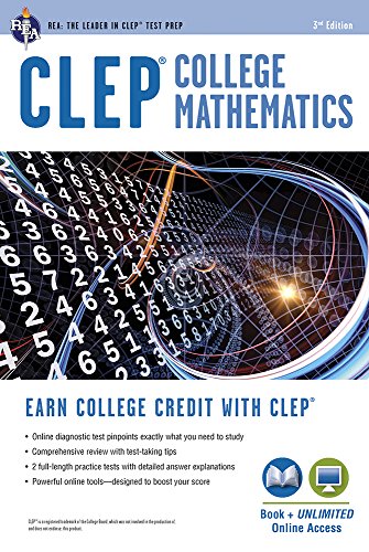 Stock image for CLEP® College Mathematics Book + Online (CLEP Test Preparation) for sale by HPB-Emerald