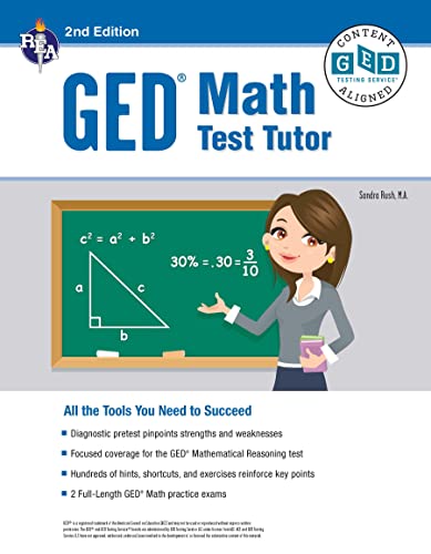 Stock image for GED Math Test Tutor, for the 2024-2025 GED Test, 2nd Edition: All the Tools You Need to Succeed for sale by ThriftBooks-Dallas