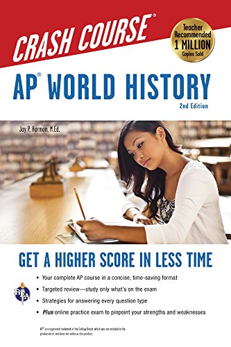 Beispielbild fr AP-? World History Crash Course Book + Online (Advanced Placement (AP) Crash Course) zum Verkauf von SecondSale