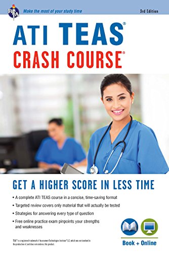 9780738612270: Ati Teas Crash Course(r) Book + Online: Get a Higher Score in Less Time