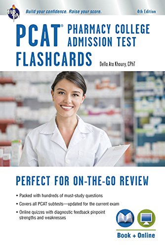 Imagen de archivo de PCAT Flashcard Book with Online Quizzes (Nursing Test Prep) a la venta por HPB-Red