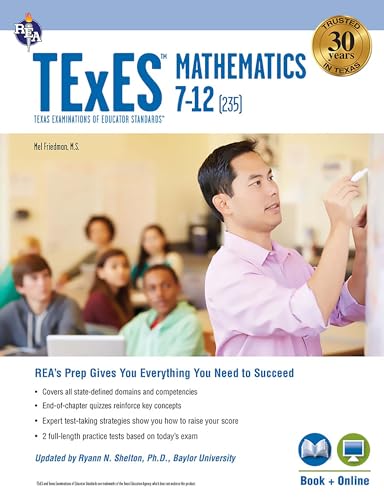 Imagen de archivo de Texes Mathematics, Grades 7-12 - 235 + Online a la venta por Revaluation Books