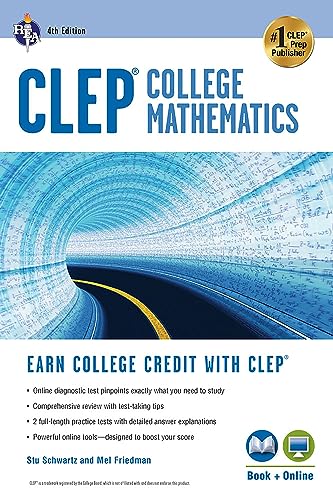 Stock image for CLEP® College Mathematics, 4th Ed., Book + Online (CLEP Test Preparation) for sale by BooksRun