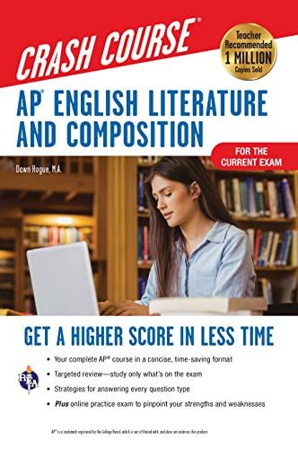 9780738612577: AP English Literature & Composition Crash Course, Book + Online : Get a Higher Score in Less Time (Advanced Placement (AP) Crash Course