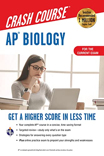 Beispielbild fr AP Biology Crash Course, Book + Online: Get a Higher Score in Less Time (Advanced Placement (AP) Crash Course) zum Verkauf von Save With Sam