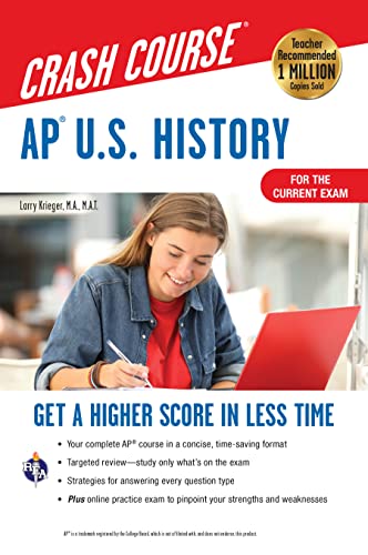 Stock image for AP-? U.S. History Crash Course, For the New 2020 Exam, Book + Online (Advanced Placement (AP) Crash Course) for sale by SecondSale