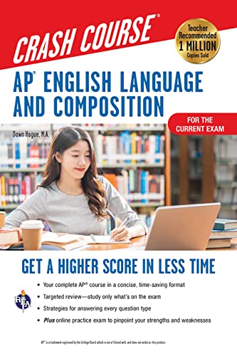 Stock image for AP English Language & Composition Crash Course, 3rd Ed., Book + Online: Get a Higher Score in Less Time (Advanced Placement (AP) Crash Course) for sale by Jenson Books Inc