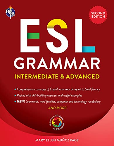 Imagen de archivo de ESL Grammar: Intermediate & Advanced (English as a Second Language Series) a la venta por HPB Inc.