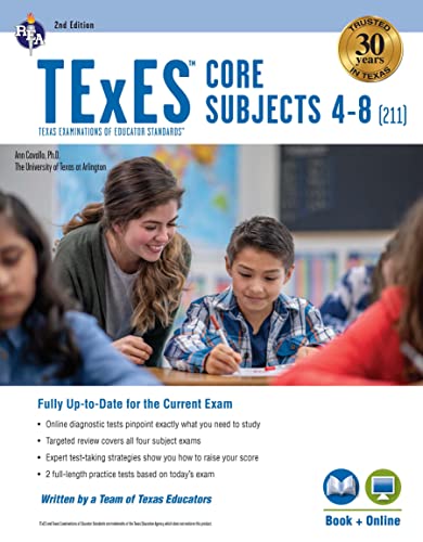 9780738612829: TExES Core Subjects 4-8 (211) Book + Online, 2nd Ed. (TExES Teacher Certification Test Prep)